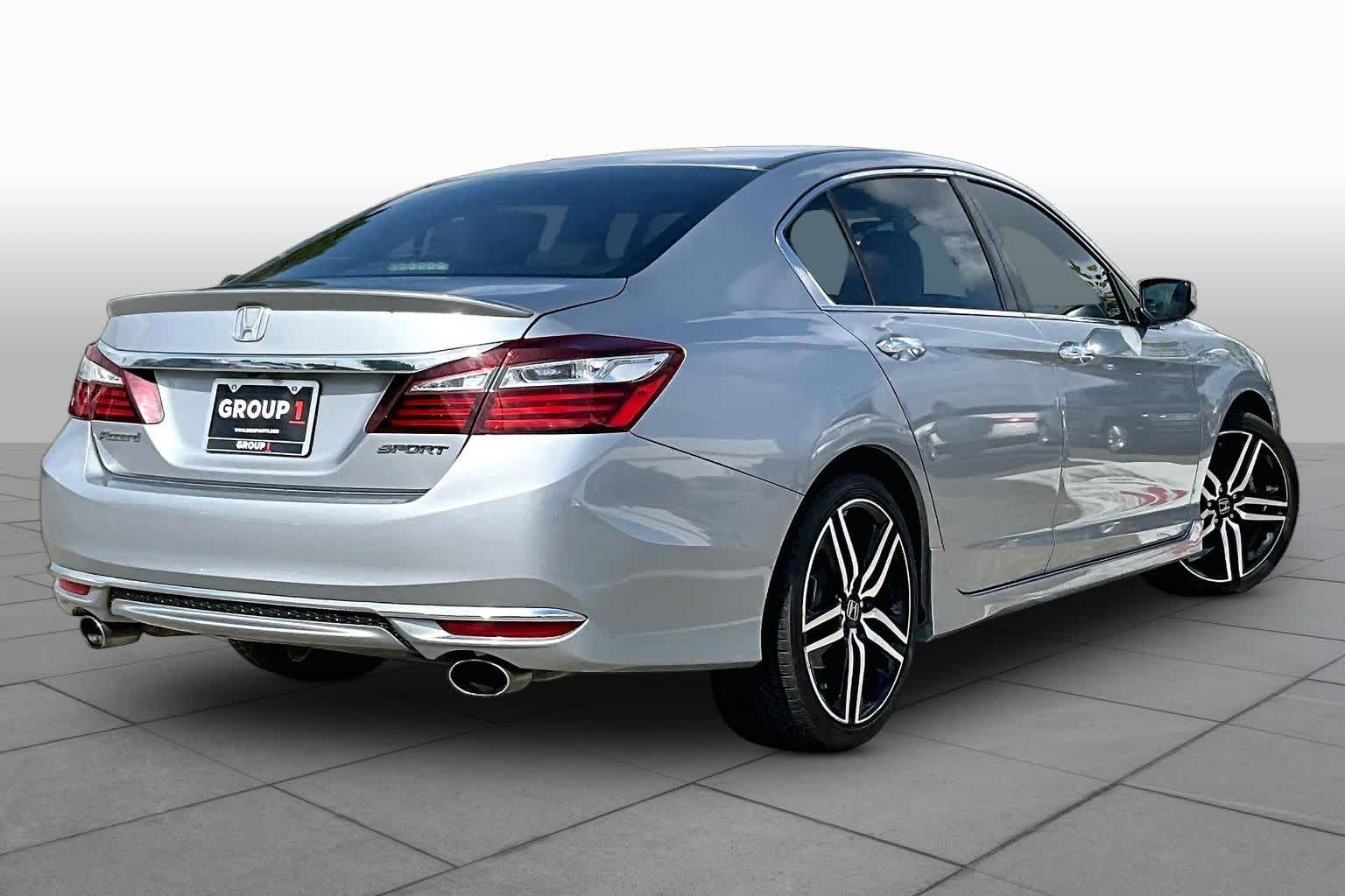 2017 Honda Accord Sedan Sport Lunar Silver Metallic at Lexus Southwest Houston