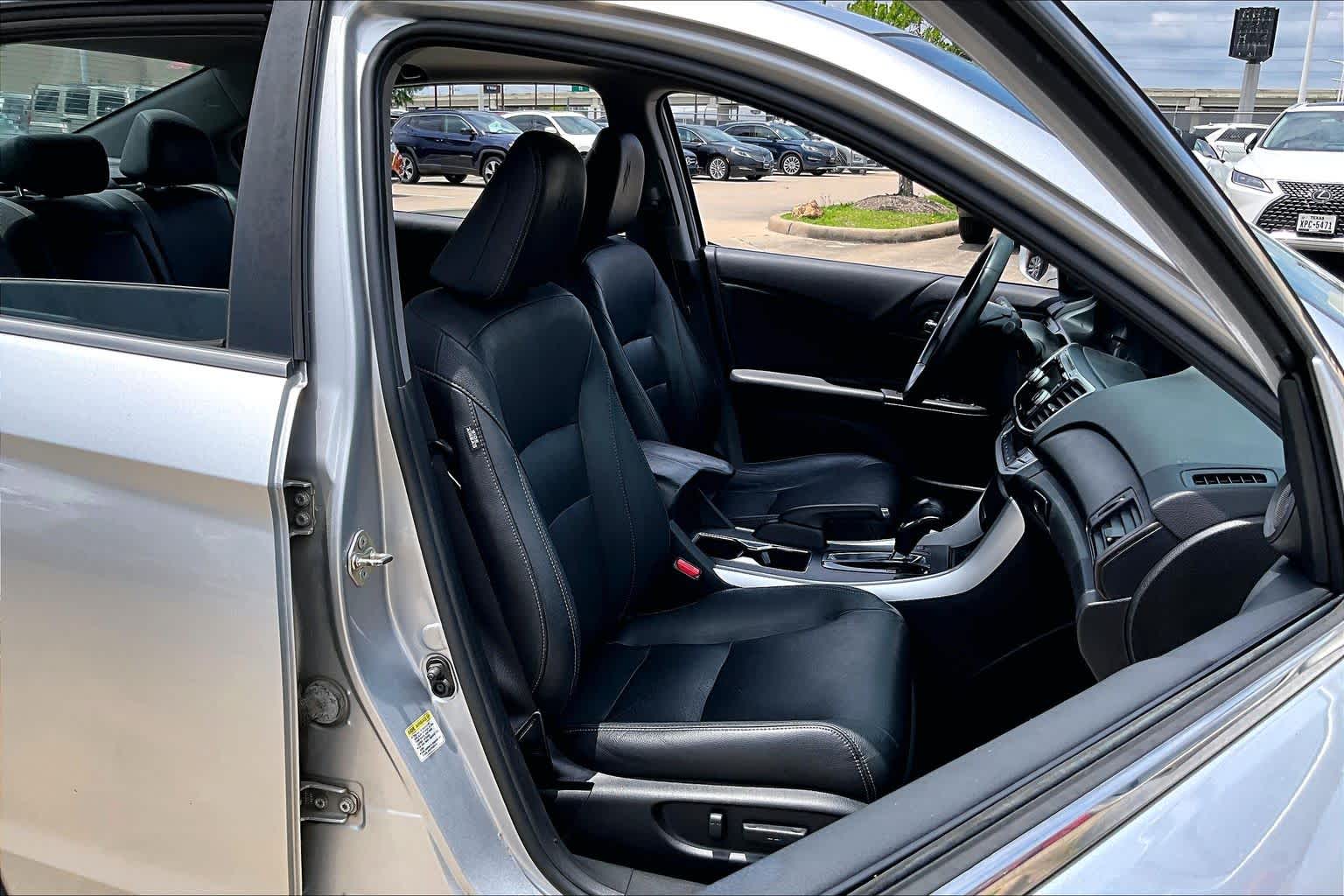 2015 Honda Accord EX-L Alabaster Silver Metallic at Tomball Ford
