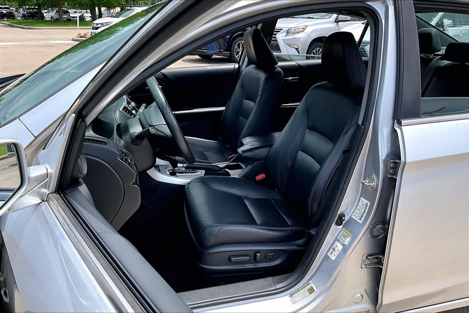 2015 Honda Accord EX-L Alabaster Silver Metallic at Tomball Ford