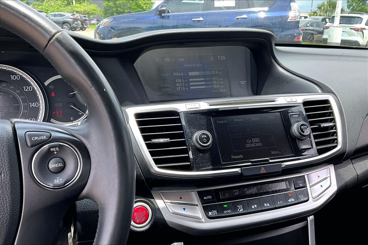 2015 Honda Accord EX-L Alabaster Silver Metallic at Tomball Ford