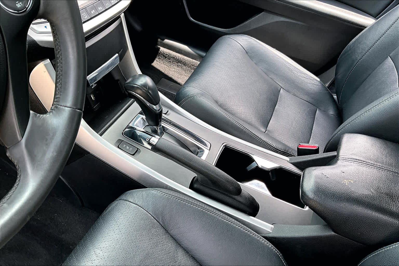 2015 Honda Accord EX-L Alabaster Silver Metallic at Tomball Ford