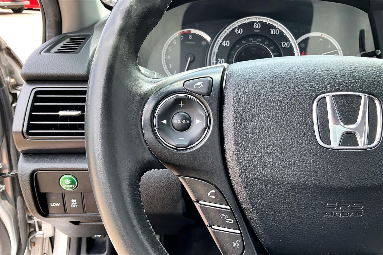 2015 Honda Accord EX-L Alabaster Silver Metallic at Tomball Ford