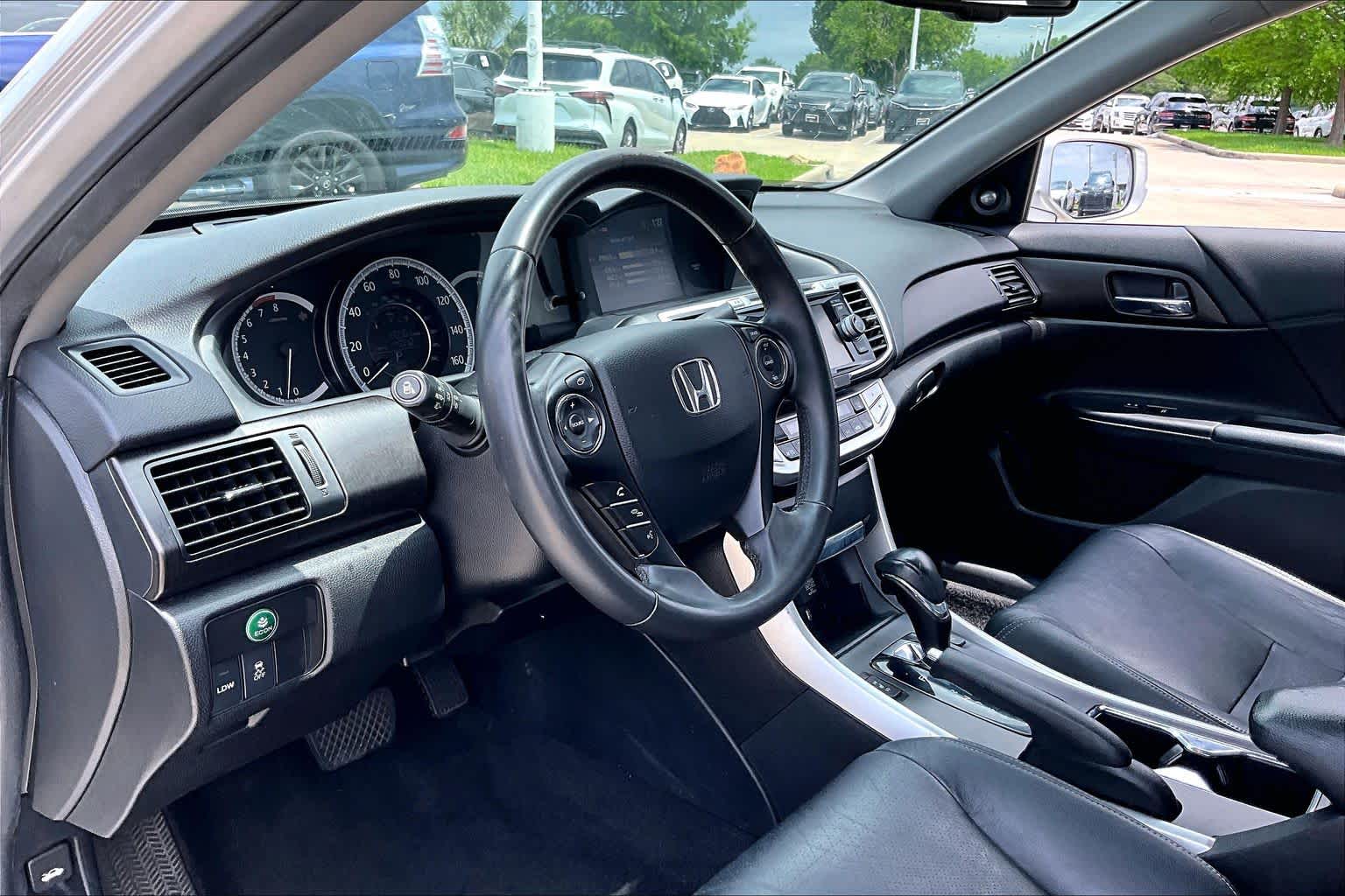 2015 Honda Accord EX-L Alabaster Silver Metallic at Tomball Ford
