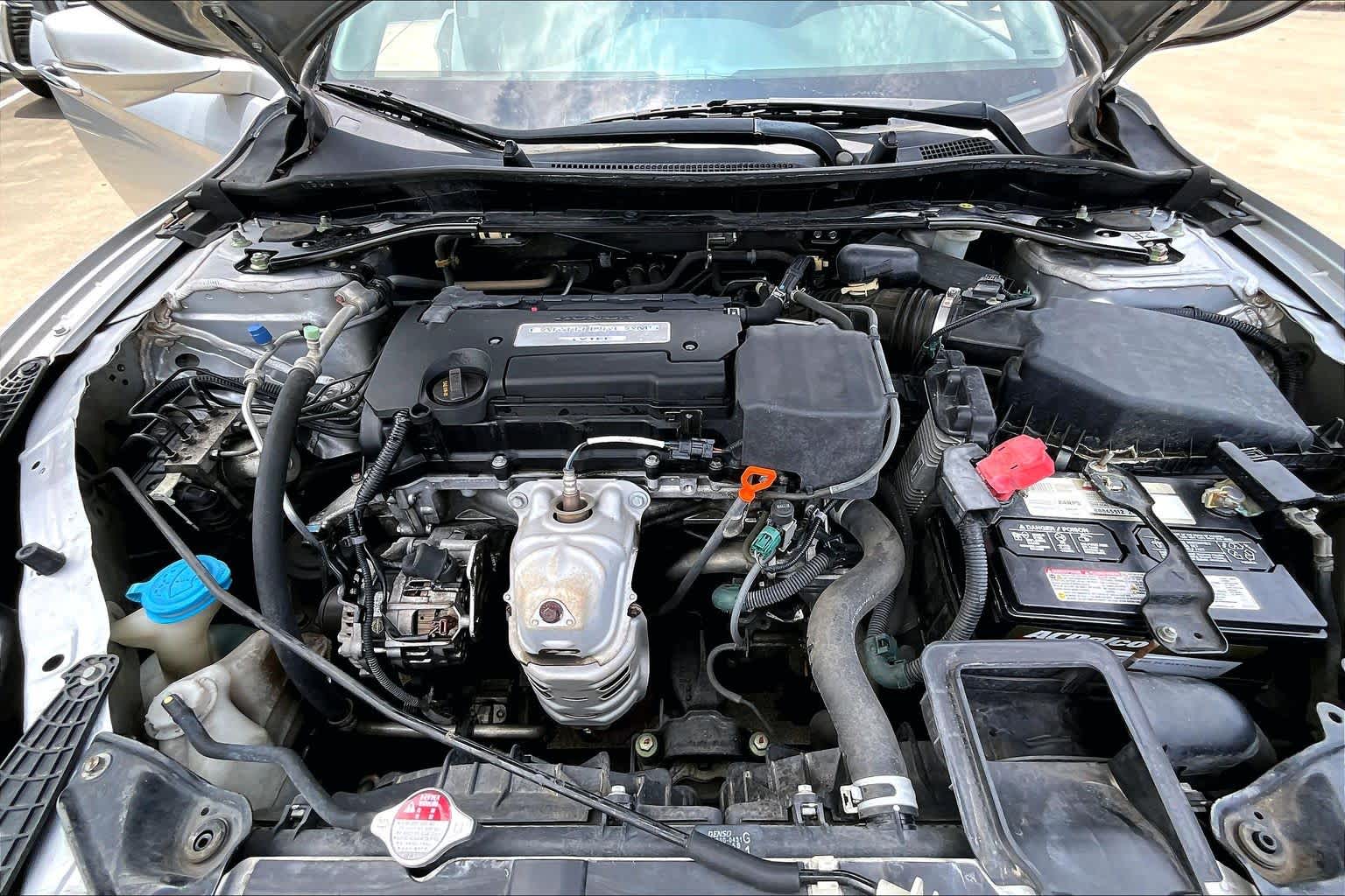 2015 Honda Accord EX-L Alabaster Silver Metallic at Tomball Ford