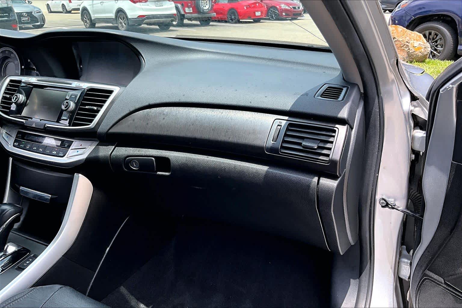 2015 Honda Accord EX-L Alabaster Silver Metallic at Tomball Ford