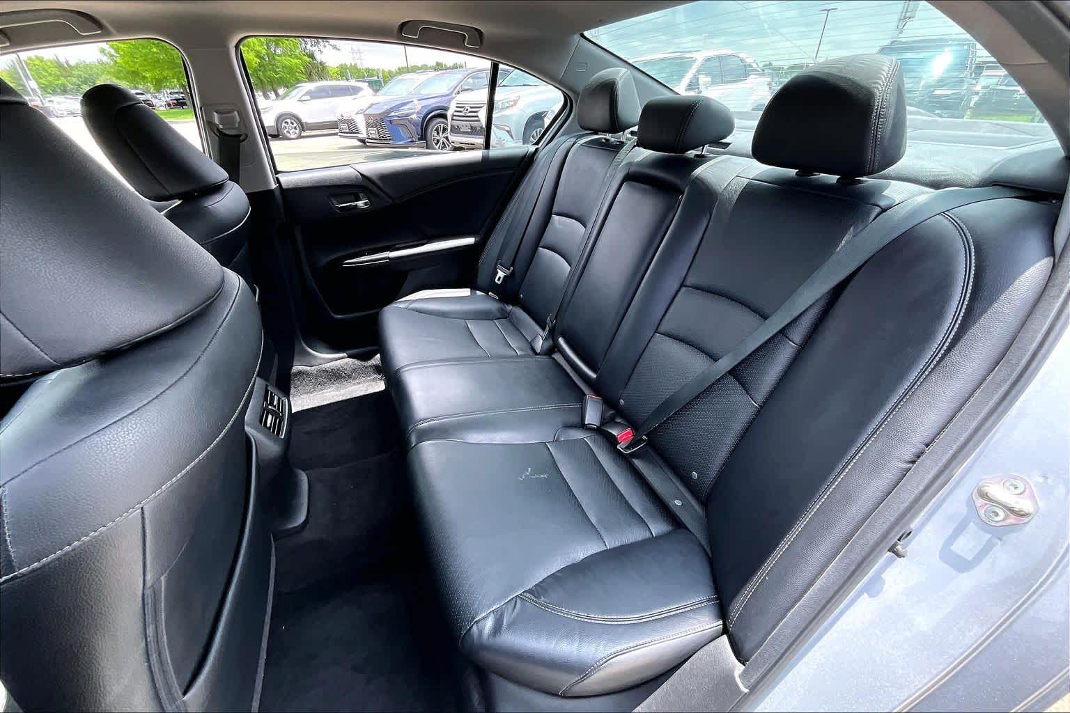 2015 Honda Accord EX-L Alabaster Silver Metallic at Tomball Ford