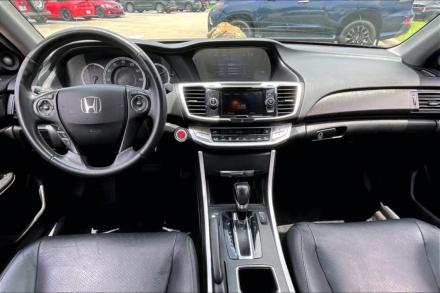 2015 Honda Accord EX-L Alabaster Silver Metallic at Tomball Ford