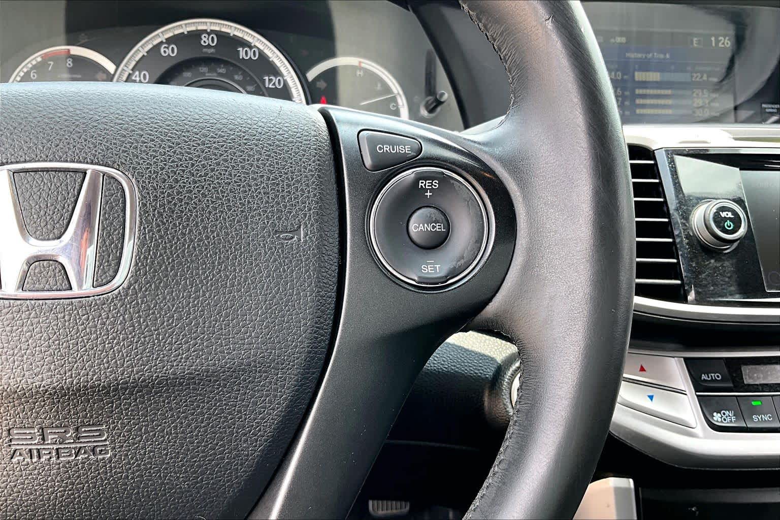 2015 Honda Accord EX-L Alabaster Silver Metallic at Tomball Ford