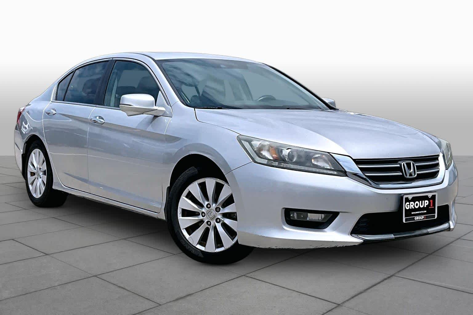 2015 Honda Accord EX-L Alabaster Silver Metallic at Tomball Ford