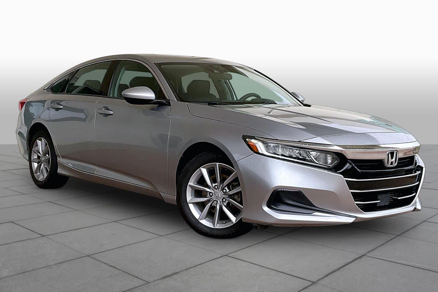 2021 Honda Accord Sedan LX Lunar Silver Metallic at AutoNation Ford Gulf Fwy