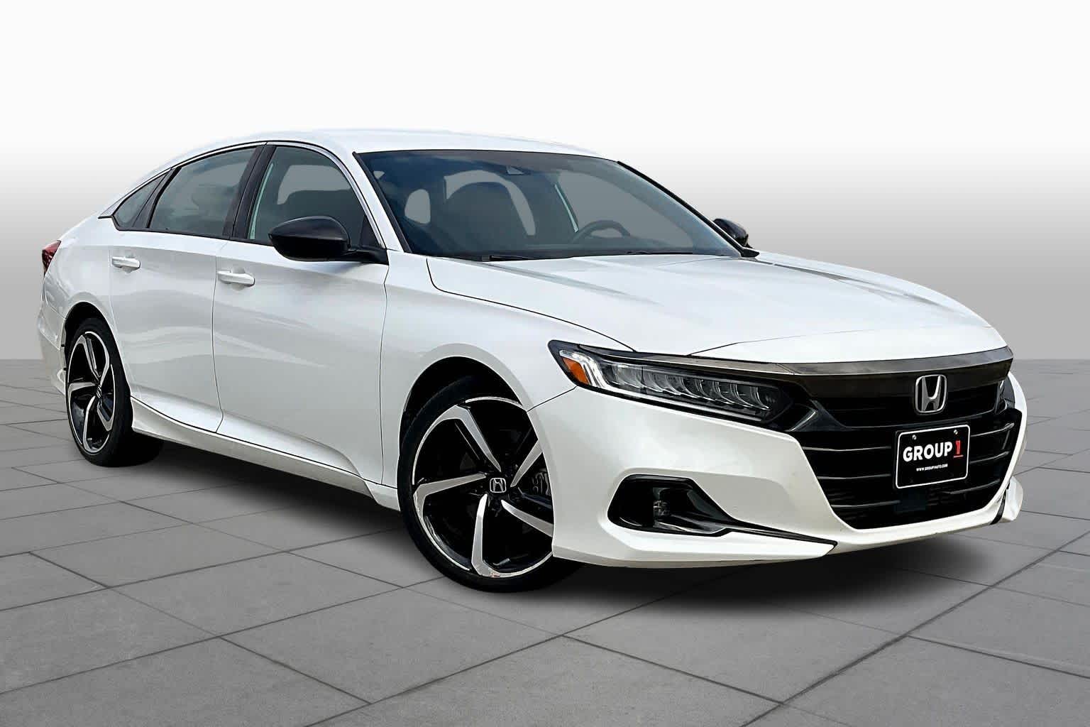 2022 Honda Accord Sport Platinum White Pearl at Honda of Clear Lake