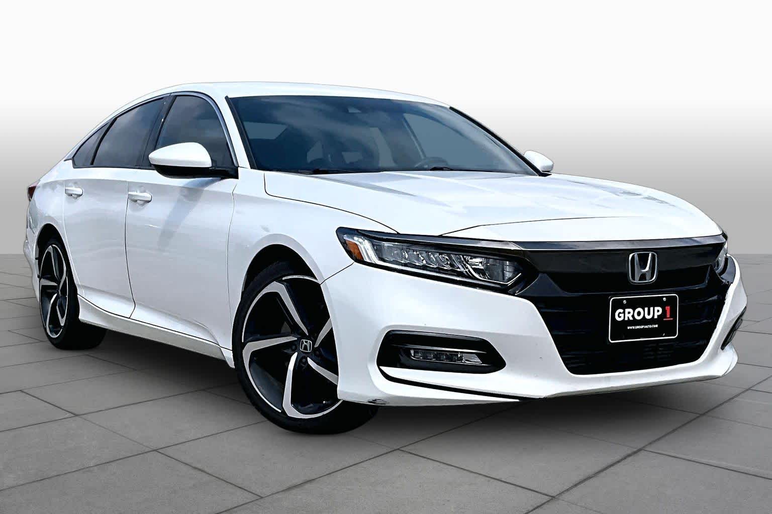 2018 Honda Accord Sedan Sport 1.5T Platinum White Pearl at Lexus Southwest Houston