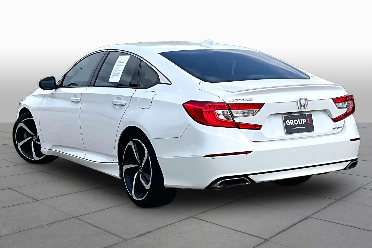 2018 Honda Accord Sedan Sport 1.5T Platinum White Pearl at Lexus Southwest Houston