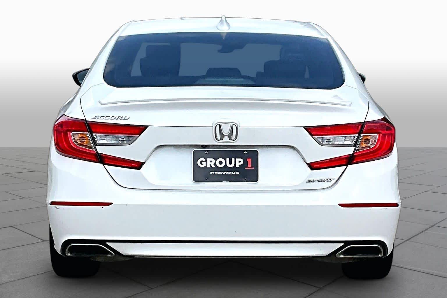 2018 Honda Accord Sedan Sport 1.5T Platinum White Pearl at Lexus Southwest Houston