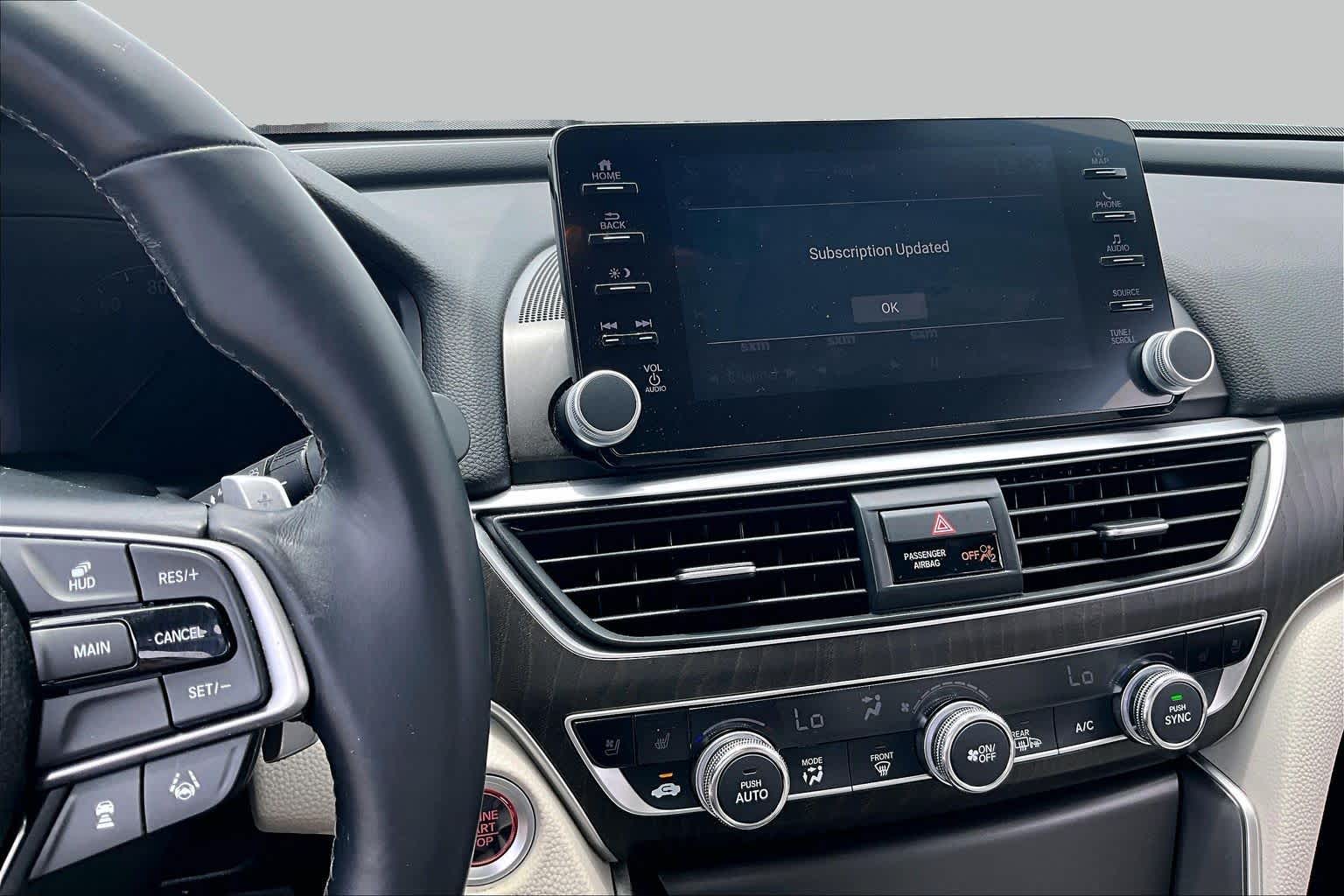 2018 Honda Accord Sedan Touring 1.5T Platinum White Pearl at Westside Kia