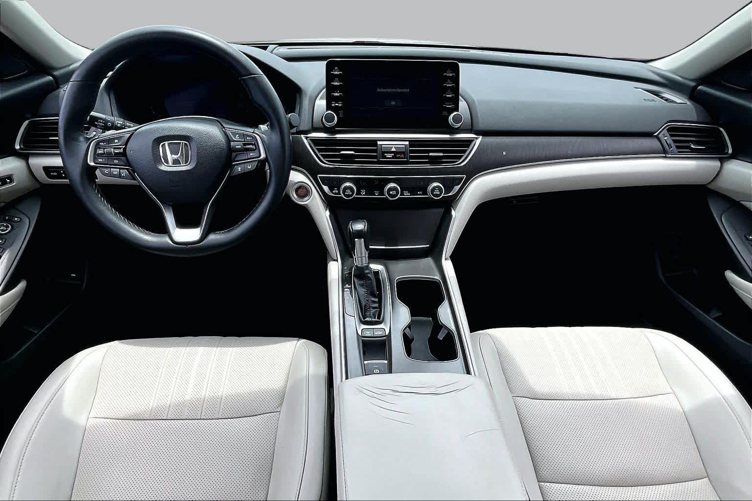 2018 Honda Accord Sedan Touring 1.5T Platinum White Pearl at Westside Kia