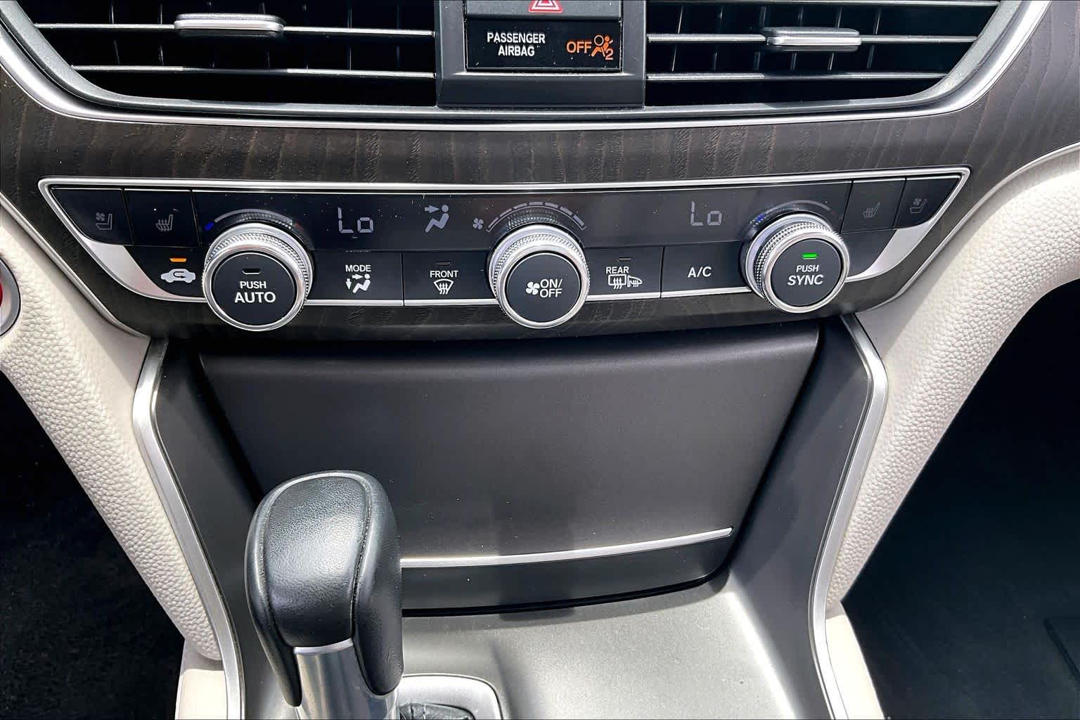 2018 Honda Accord Sedan Touring 1.5T Platinum White Pearl at Westside Kia
