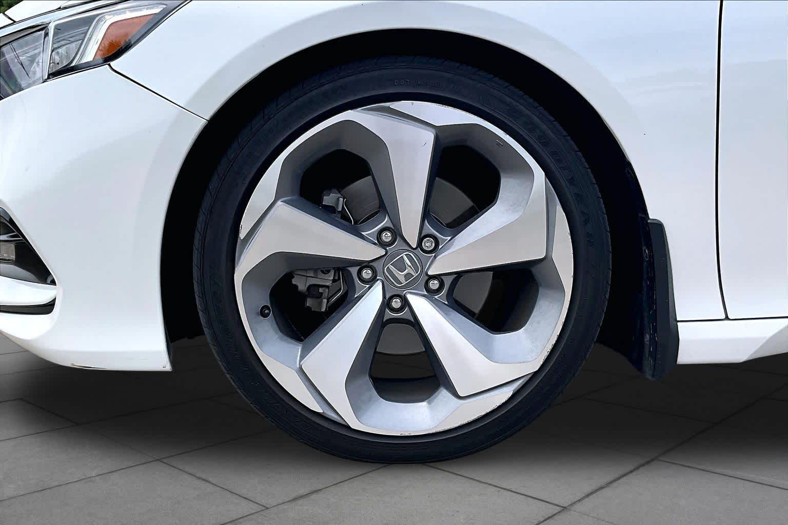 2018 Honda Accord Sedan Touring 1.5T Platinum White Pearl at Westside Kia