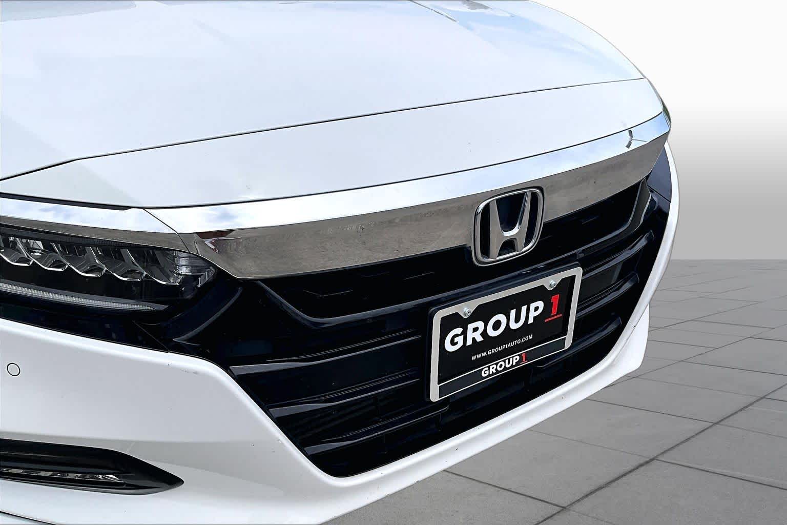2018 Honda Accord Sedan Touring 1.5T Platinum White Pearl at Westside Kia