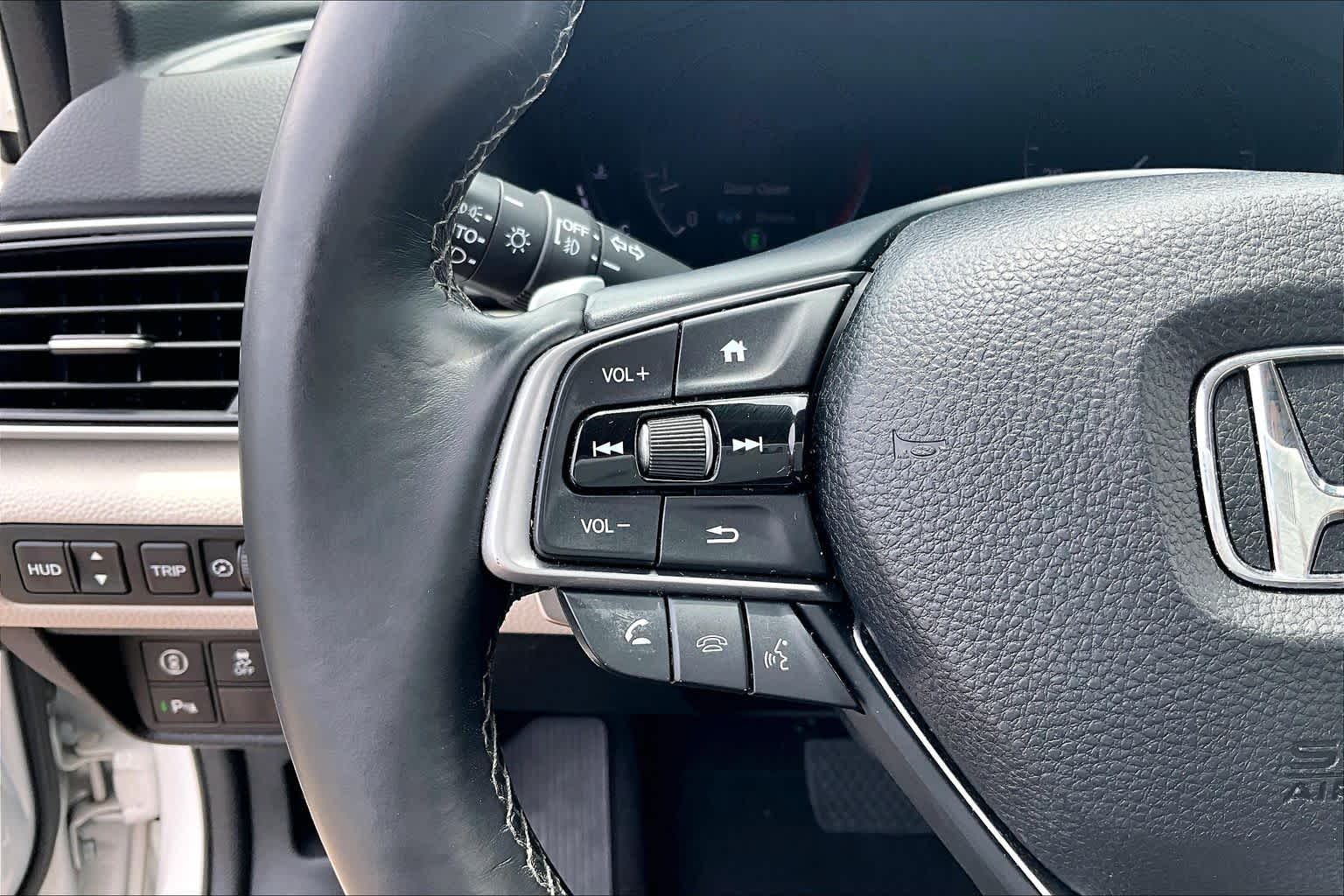 2018 Honda Accord Sedan Touring 1.5T Platinum White Pearl at Westside Kia