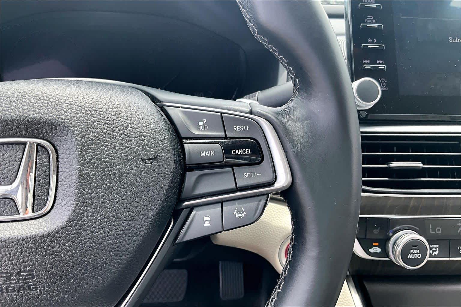 2018 Honda Accord Sedan Touring 1.5T Platinum White Pearl at Westside Kia