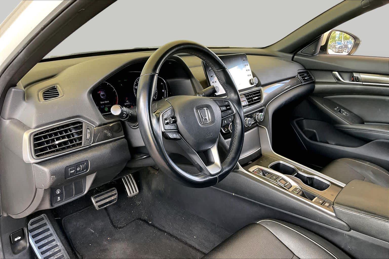 2019 Honda Accord Sedan Sport 2.0T Platinum White Pearl at Sterling McCall Nissan