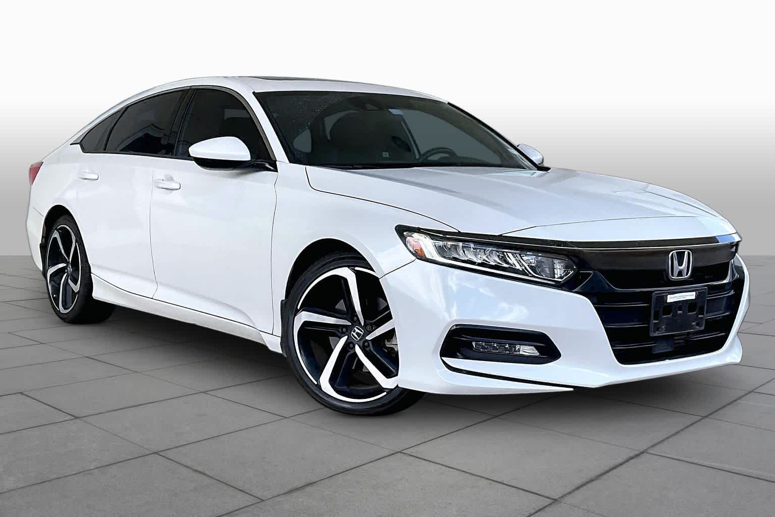 2019 Honda Accord Sedan Sport 2.0T Platinum White Pearl at Sterling McCall Nissan