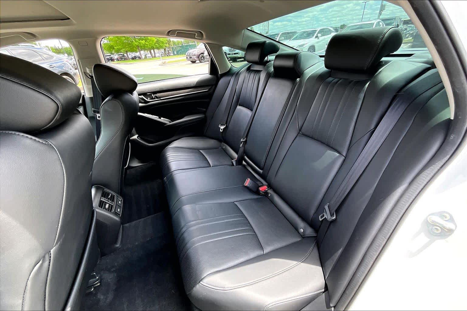 2022 Honda Accord Hybrid Touring Platinum White Pearl at AutoNation Chevrolet Gulf Fwy