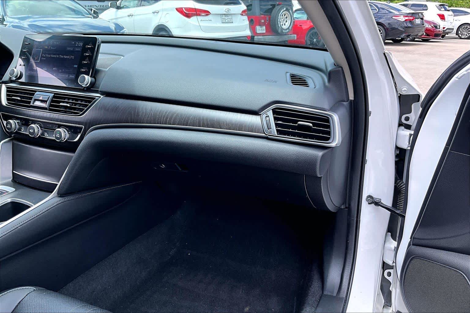 2022 Honda Accord Hybrid Touring Platinum White Pearl at AutoNation Chevrolet Gulf Fwy