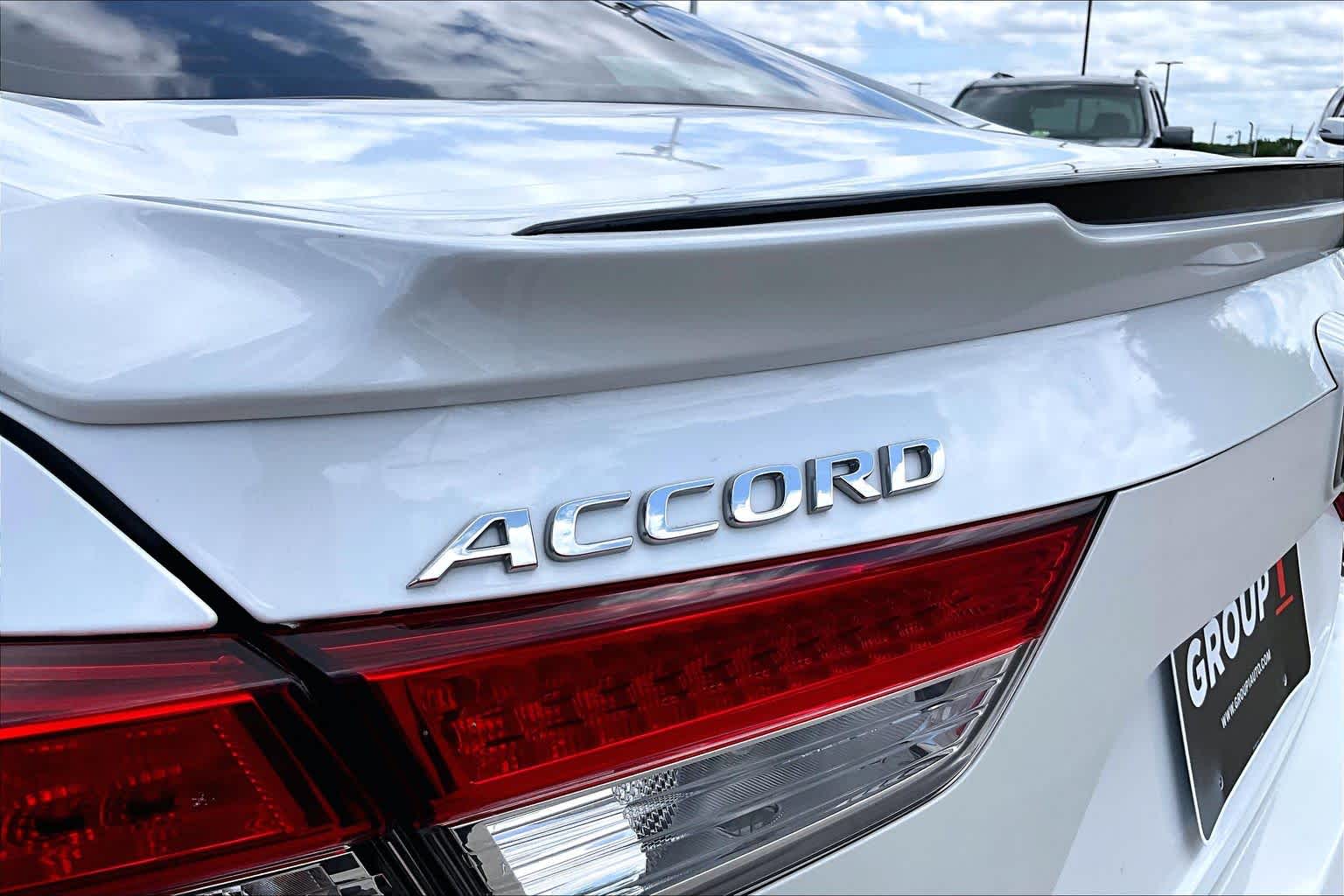 2022 Honda Accord Hybrid Touring Platinum White Pearl at AutoNation Chevrolet Gulf Fwy