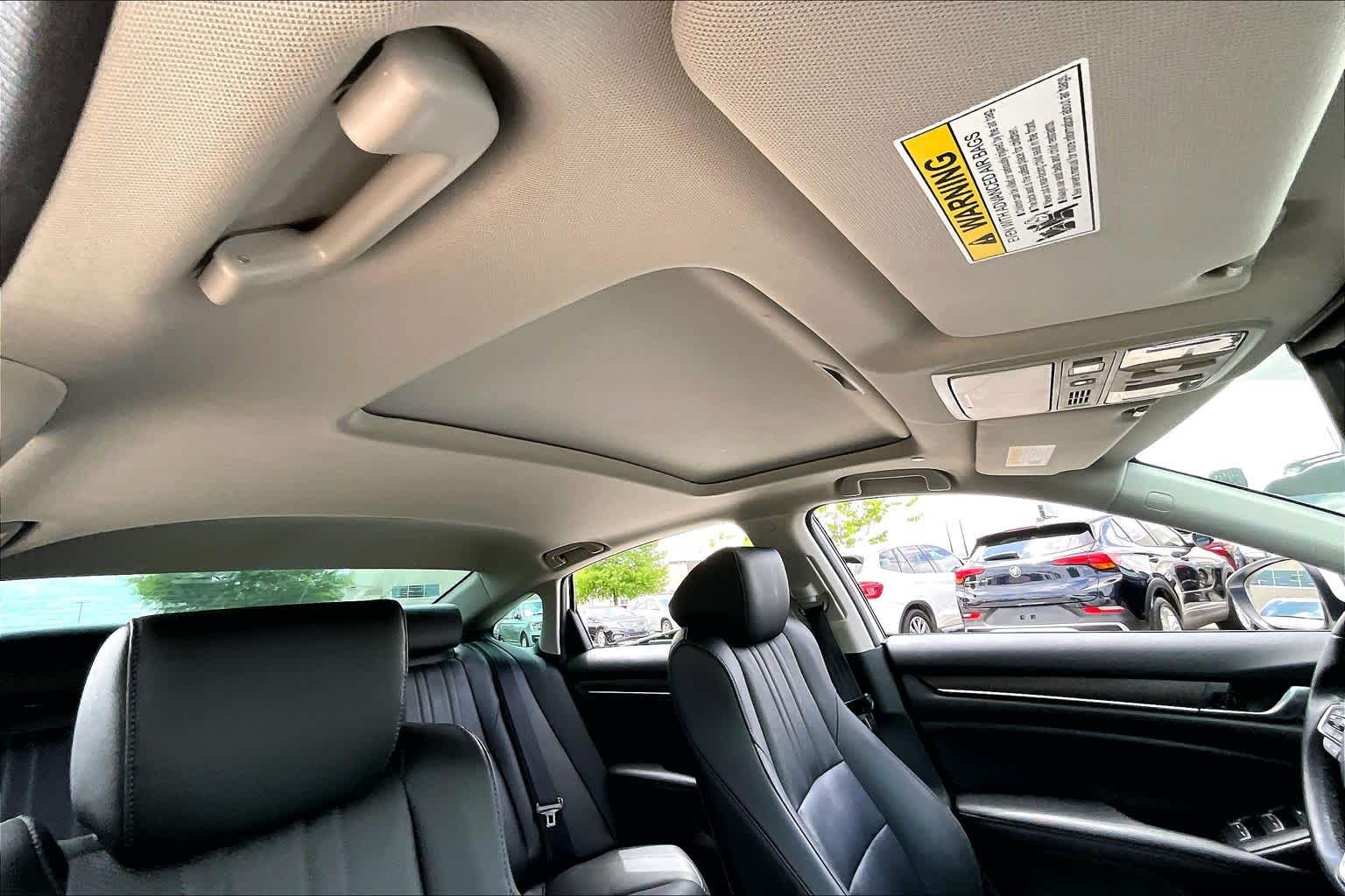 2022 Honda Accord Hybrid Touring Platinum White Pearl at AutoNation Chevrolet Gulf Fwy