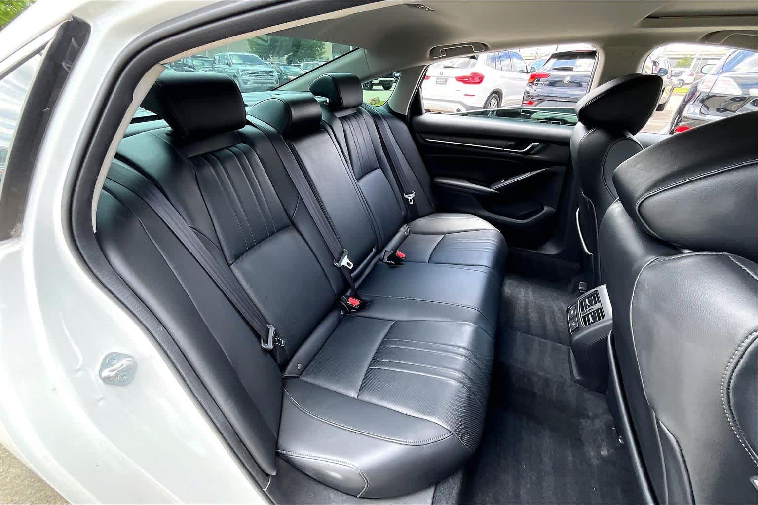 2022 Honda Accord Hybrid Touring Platinum White Pearl at AutoNation Chevrolet Gulf Fwy