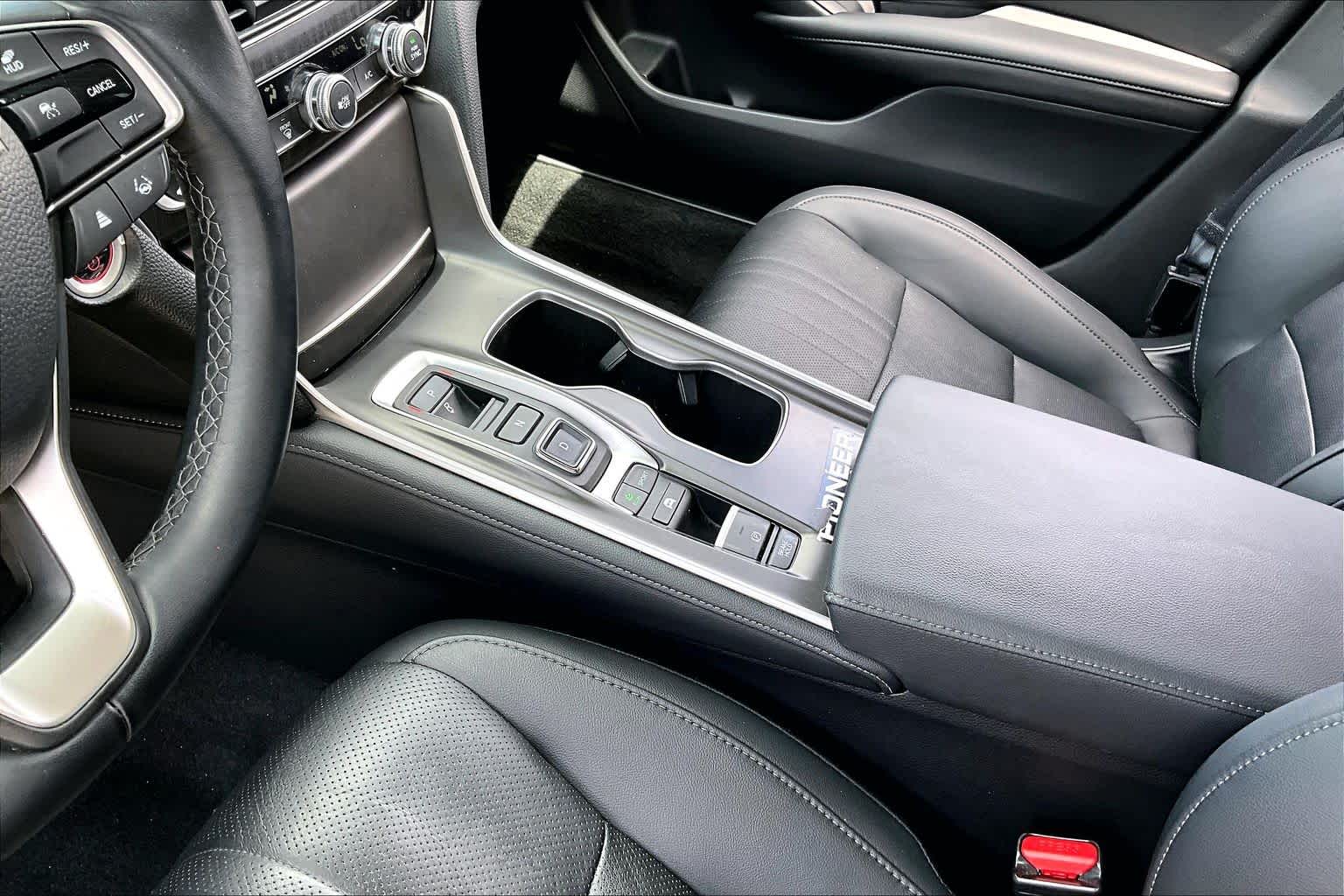2022 Honda Accord Hybrid Touring Platinum White Pearl at AutoNation Chevrolet Gulf Fwy
