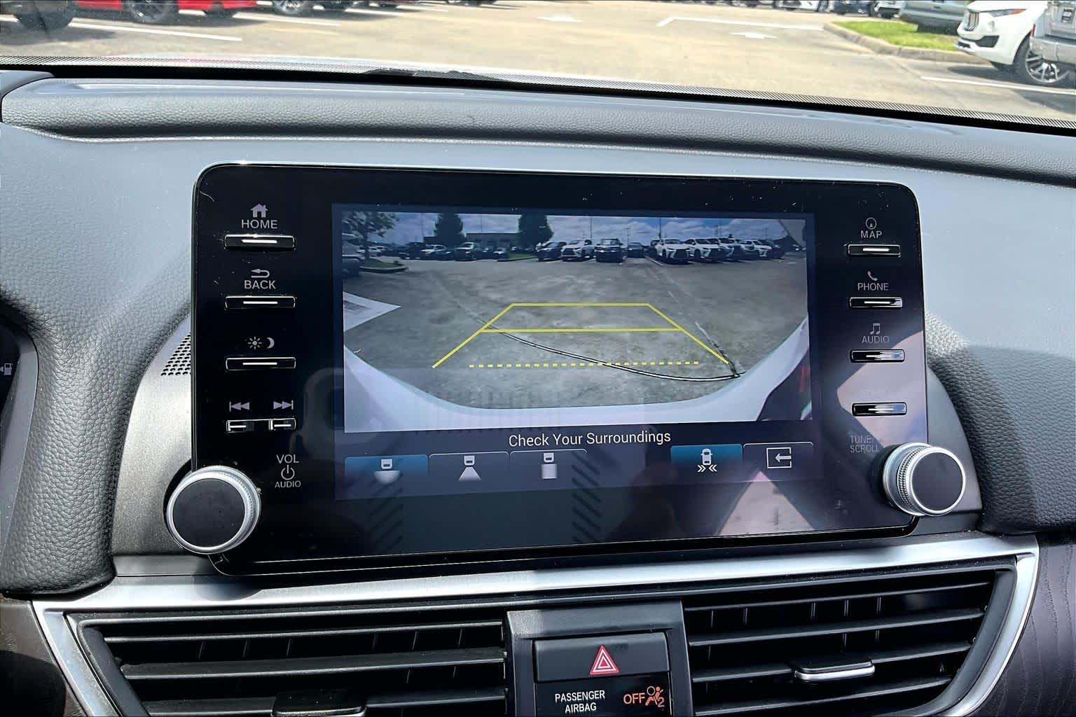 2022 Honda Accord Hybrid Touring Platinum White Pearl at AutoNation Chevrolet Gulf Fwy