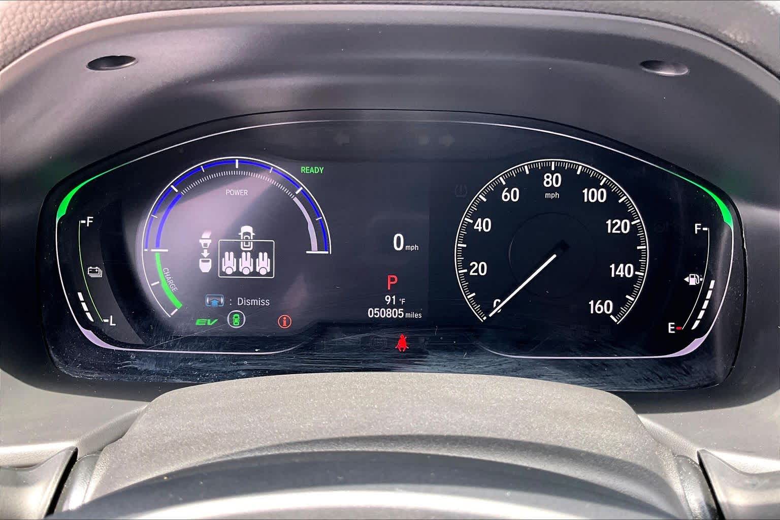 2022 Honda Accord Hybrid Touring Platinum White Pearl at AutoNation Chevrolet Gulf Fwy