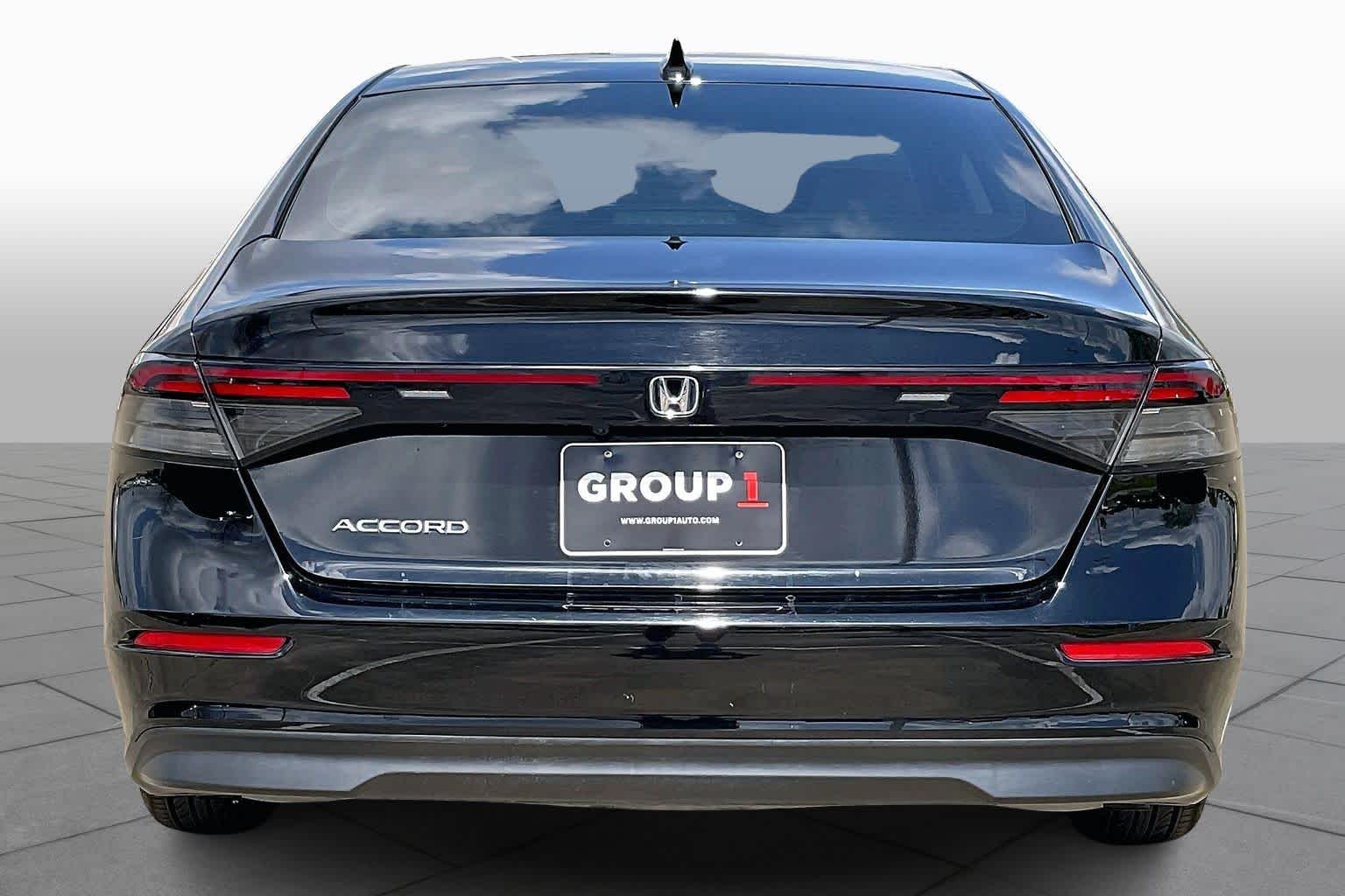 2023 Honda Accord LX Crystal Black Pearl at Group 1 GMC Buick South