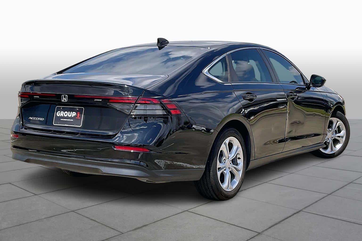 2023 Honda Accord LX Crystal Black Pearl at Group 1 GMC Buick South