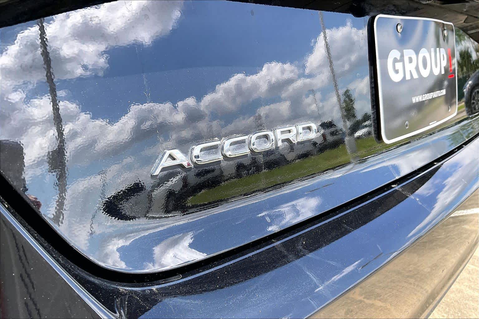 2023 Honda Accord LX Crystal Black Pearl at Group 1 GMC Buick South