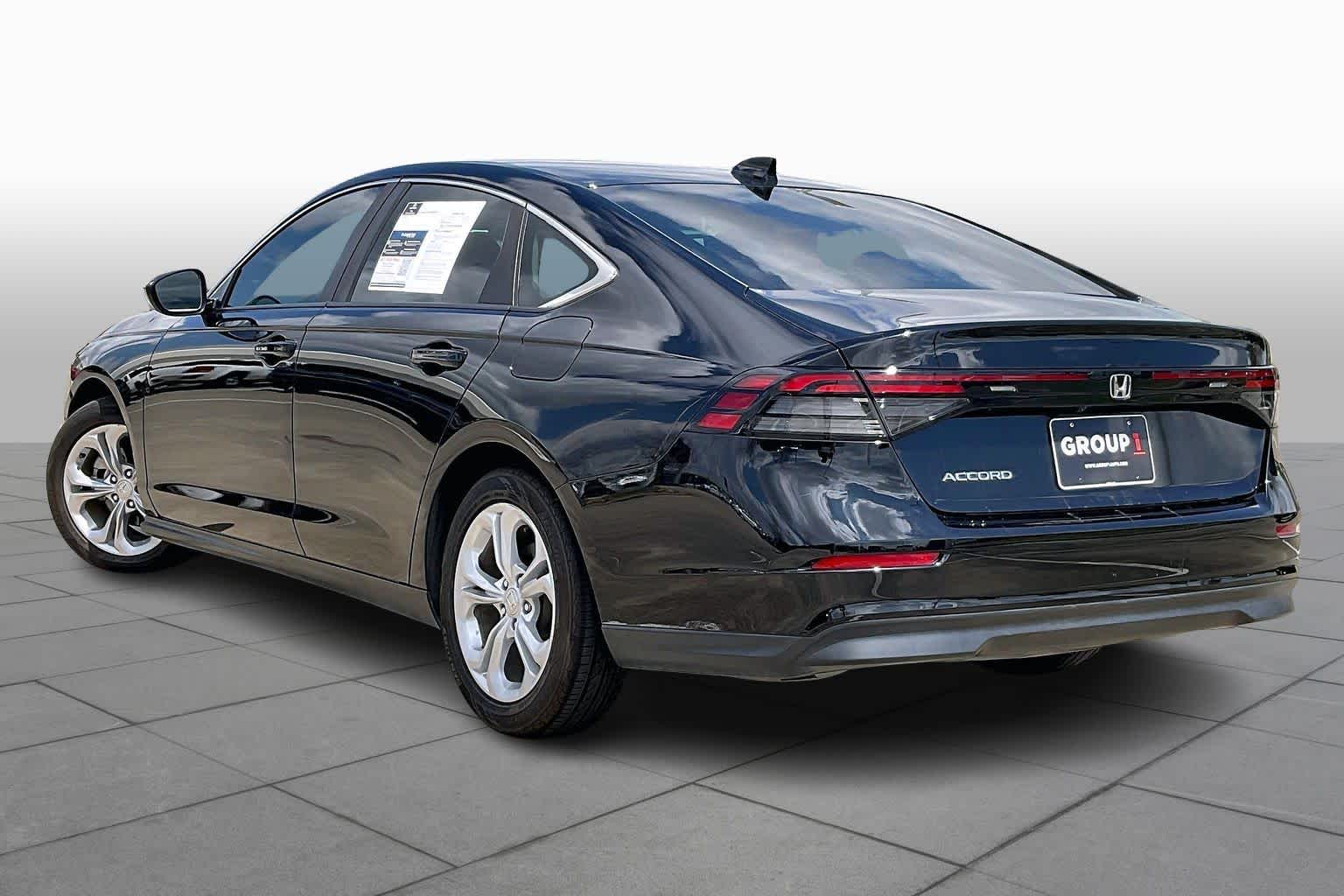 2023 Honda Accord LX Crystal Black Pearl at Group 1 GMC Buick South
