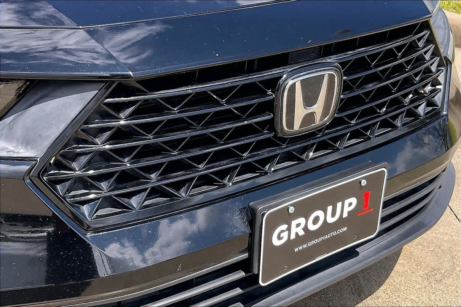 2023 Honda Accord LX Crystal Black Pearl at Group 1 GMC Buick South