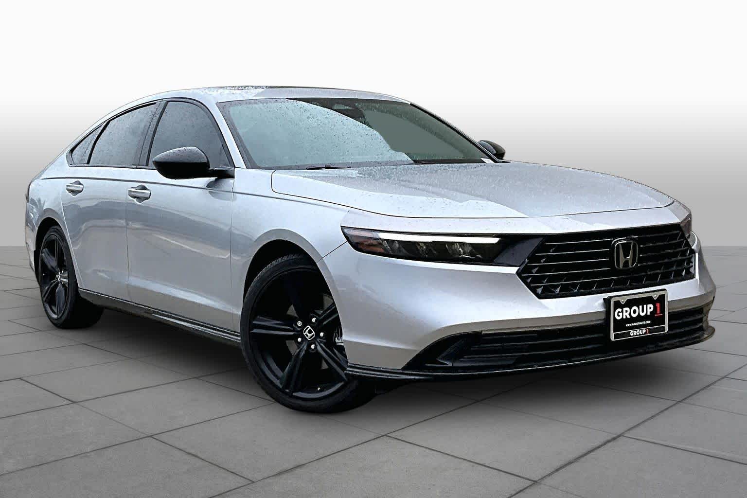 2024 Honda Accord Hybrid Sport-L Solar Silver Metallic at Honda of Clear Lake
