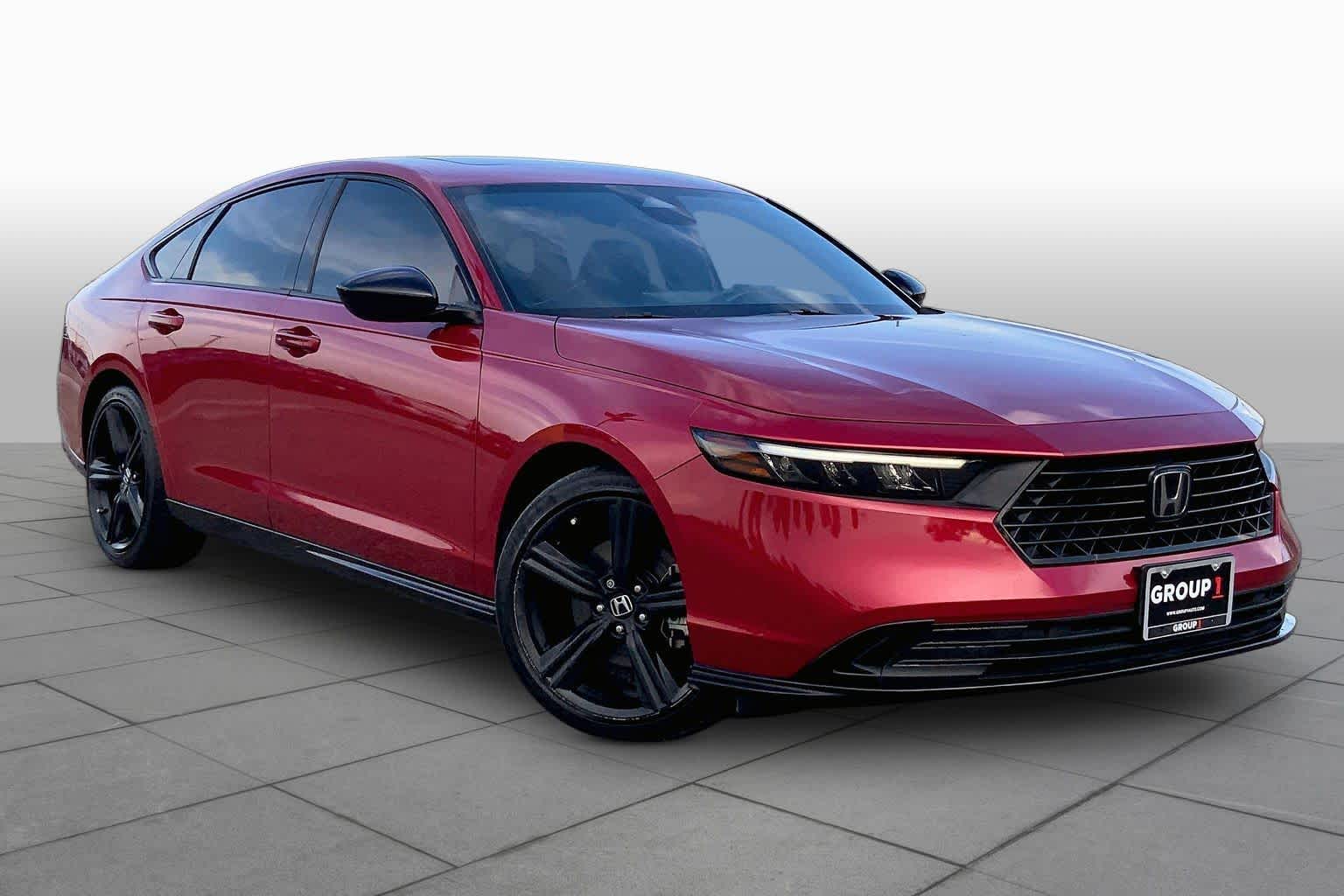 2024 Honda Accord Hybrid Sport-L Radiant Red Metallic at Honda of Clear Lake