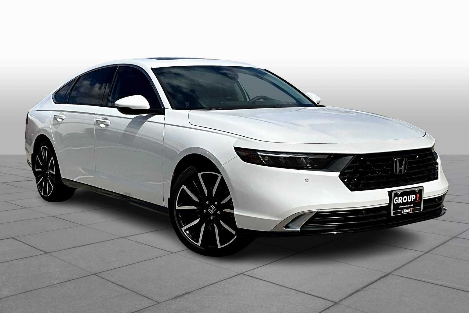 2024 Honda Accord Hybrid Touring Platinum White Pearl at Honda of Clear Lake