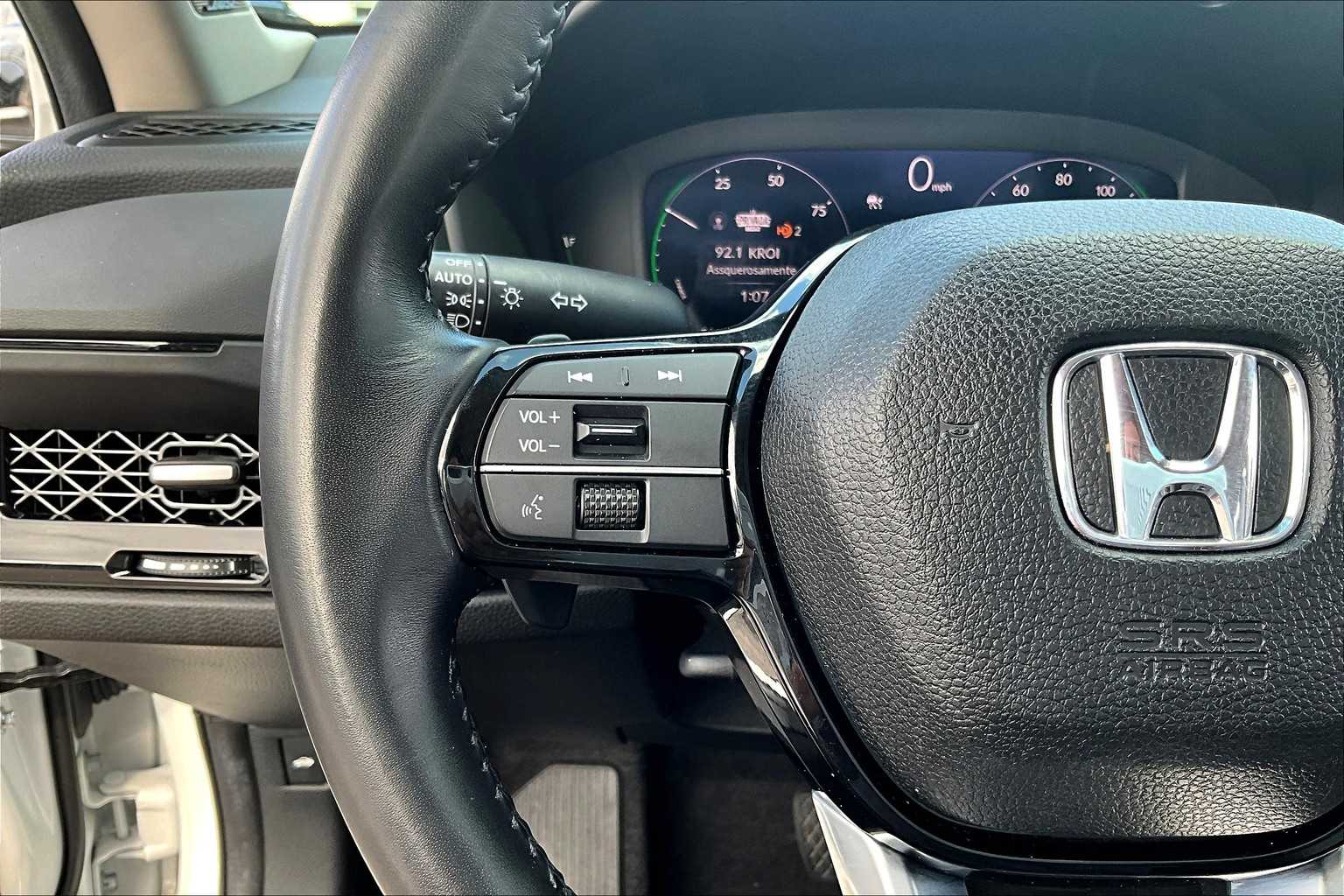 2024 Honda Accord Hybrid Touring Platinum White Pearl at Honda of Clear Lake