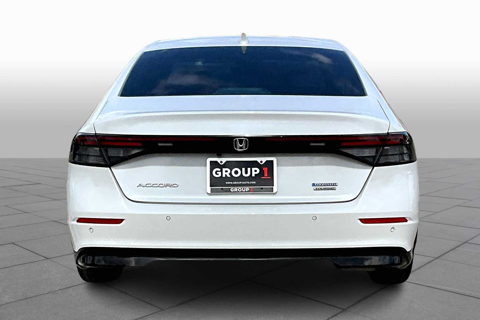 2024 Honda Accord Hybrid Touring Platinum White Pearl at Honda of Clear Lake