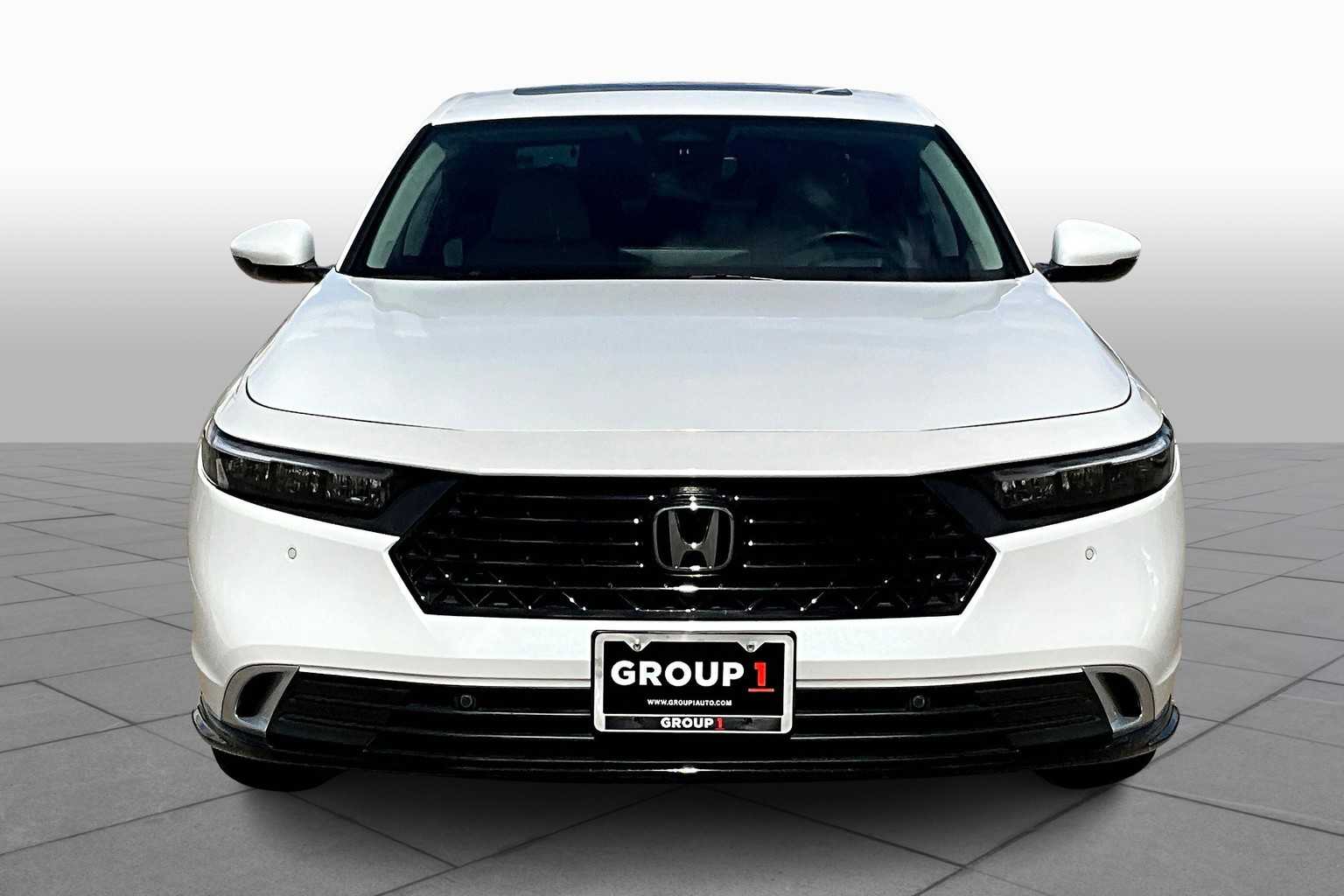 2024 Honda Accord Hybrid Touring Platinum White Pearl at Honda of Clear Lake