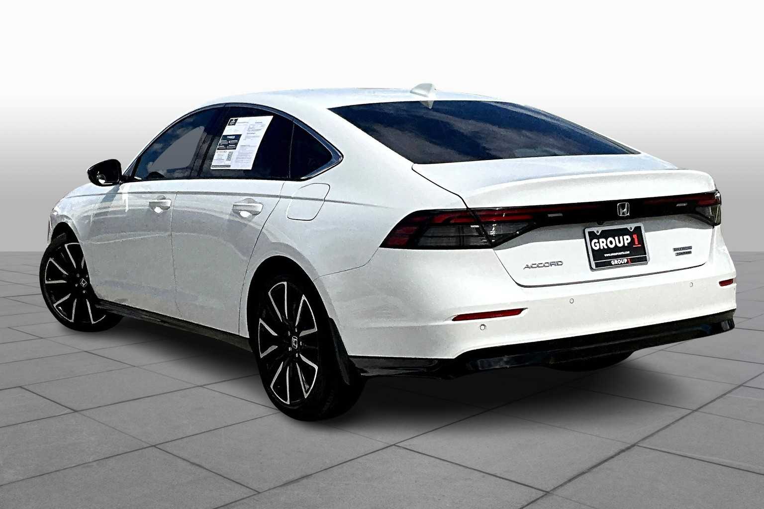 2024 Honda Accord Hybrid Touring Platinum White Pearl at Honda of Clear Lake