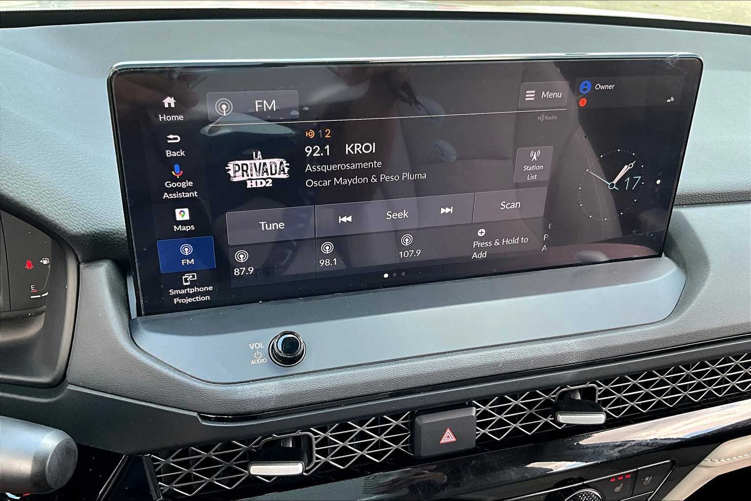 2024 Honda Accord Hybrid Touring Platinum White Pearl at Honda of Clear Lake