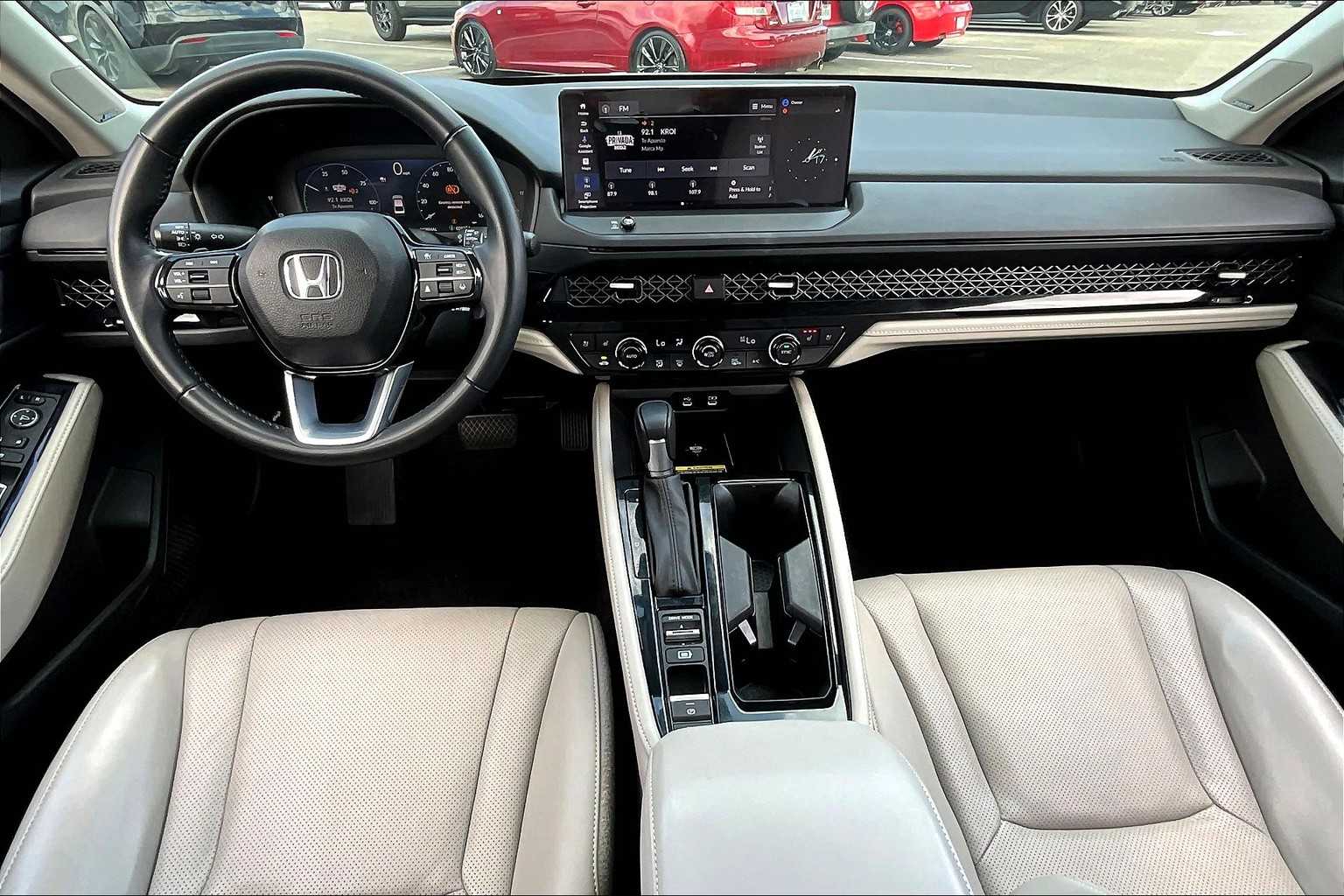 2024 Honda Accord Hybrid Touring Platinum White Pearl at Honda of Clear Lake