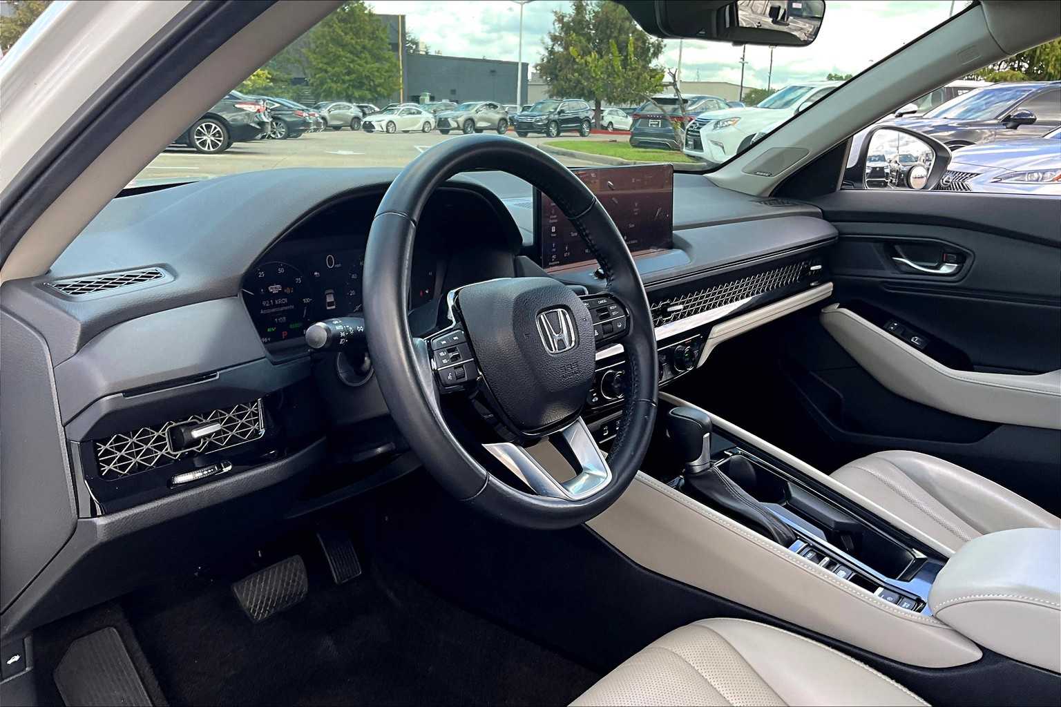 2024 Honda Accord Hybrid Touring Platinum White Pearl at Honda of Clear Lake